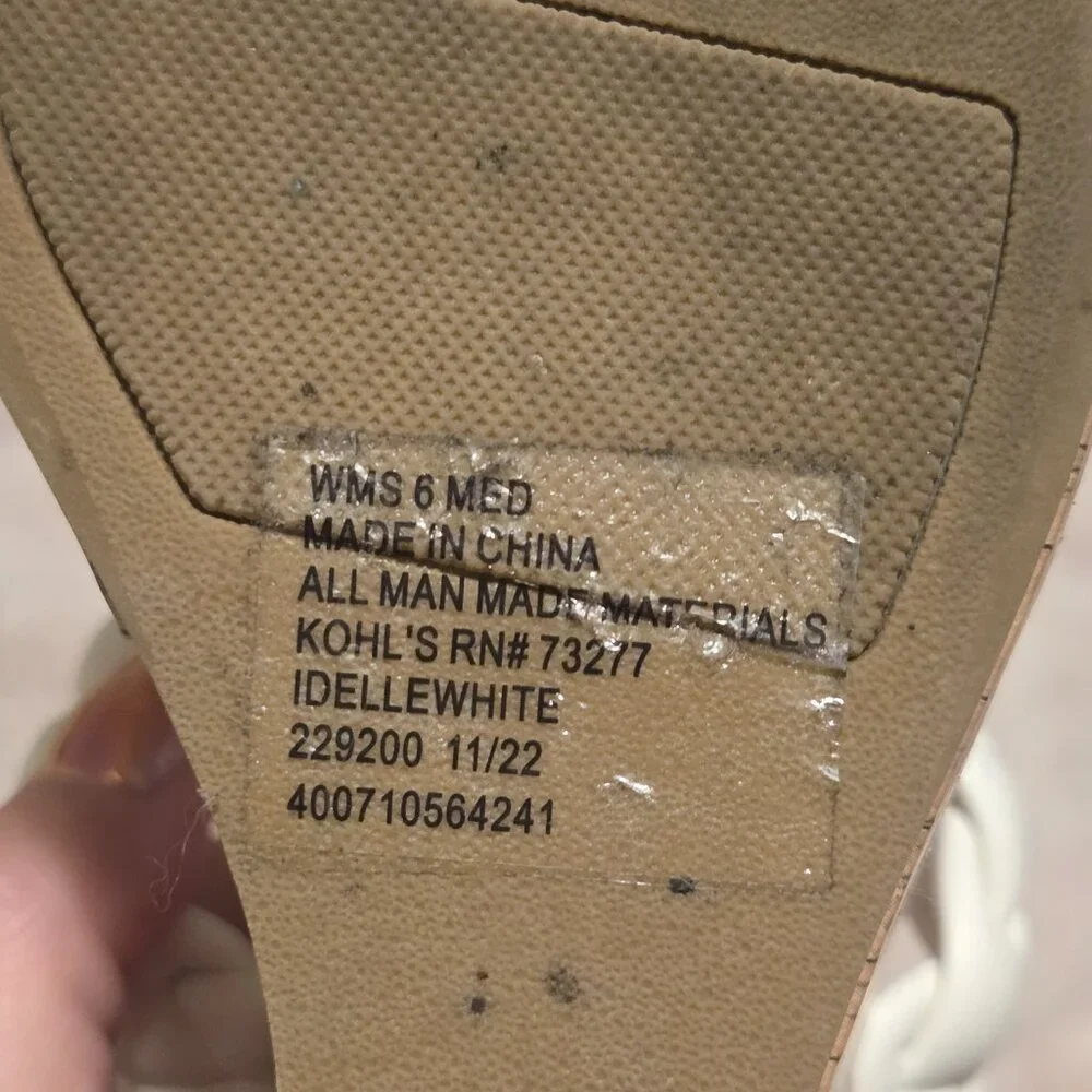 LC Lauren Conrad Idelle 2 Women's Wedge Sandal Size 6 - Picture 11 of 12